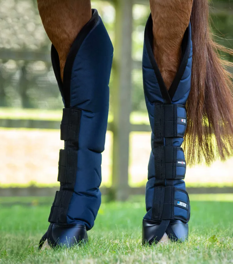 Premier Equine Ballistic Knee Pro Tech Travel Boots in Navy-4