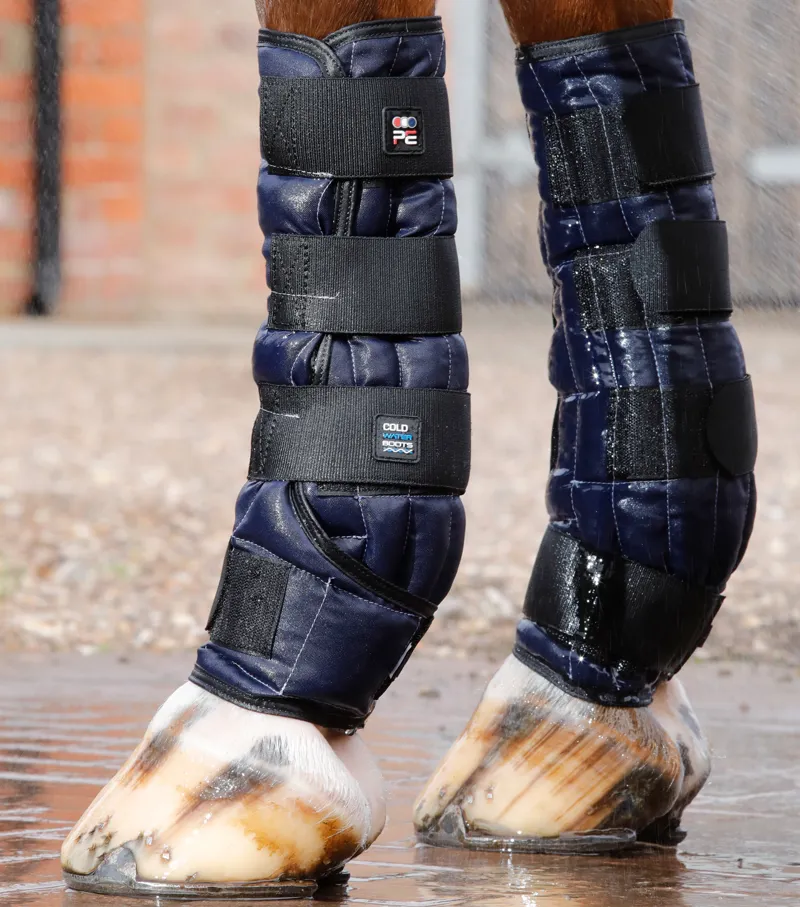 Premier Equine Cold Water Boots in Blue-5