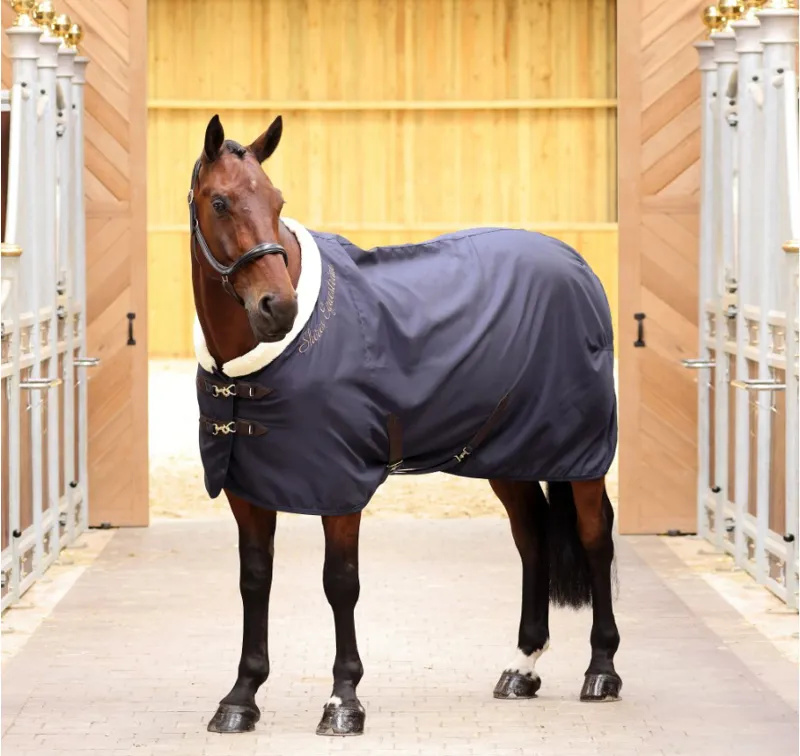 Shires Deluxe Stable Sheet NAVY