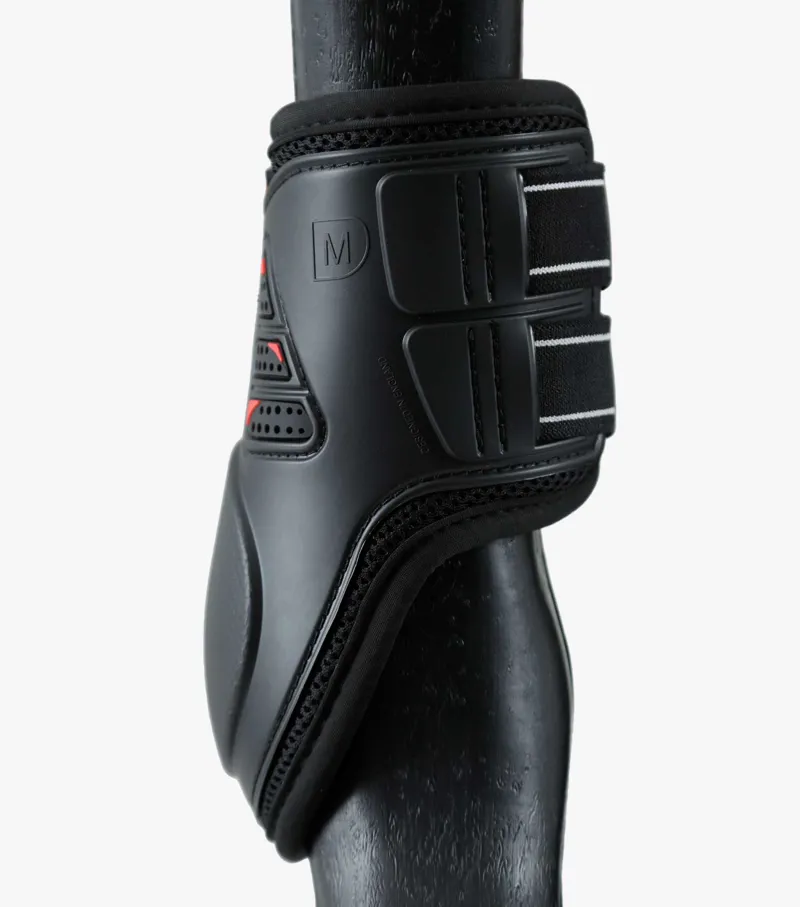 Premier Equine Airtechnology Fetlock Boots in Black-3