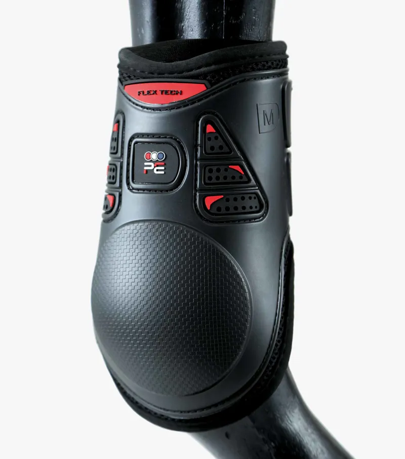 Premier Equine Airtechnology Fetlock Boots in Black-4
