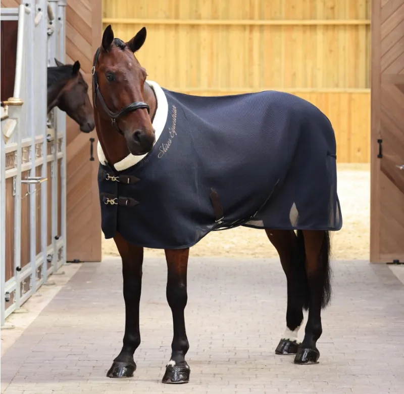 Shires Deluxe Air Motion Cooler NAVY