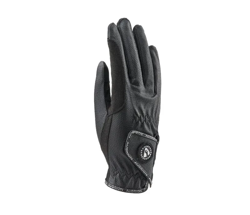 Aubrion Aachen FlexFit Riding Gloves in Black