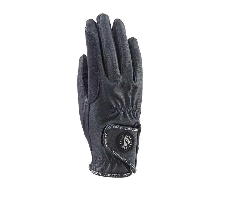 Aubrion Childs Aachen FlexFit Riding Gloves in Navy