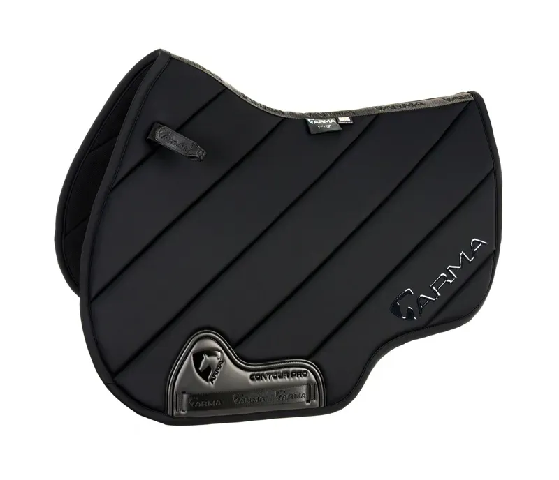 Arma Eltar Euro Cut Saddlecloth in Black