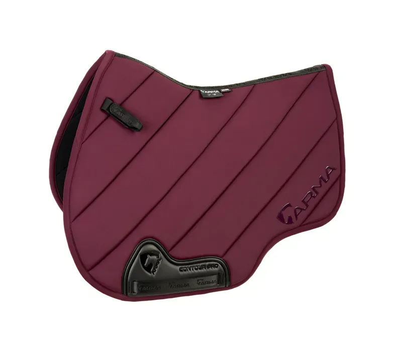 Arma Eltar Euro Cut Saddlecloth in Black Cherry