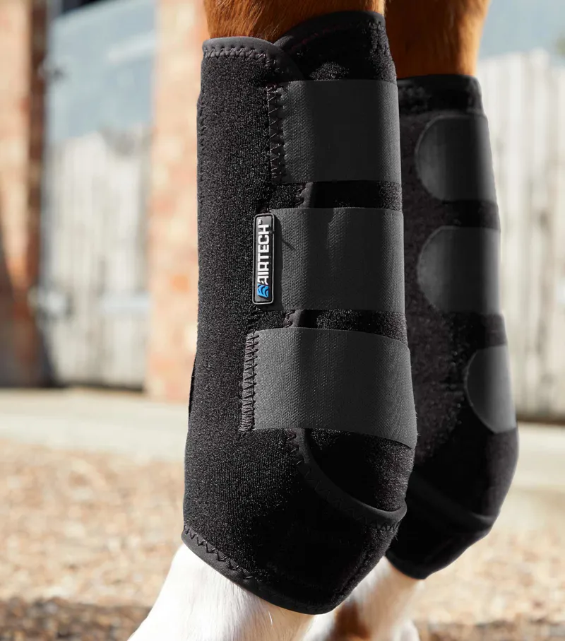 Premier Equine AirTech Sports Medicine Boots in Black-3