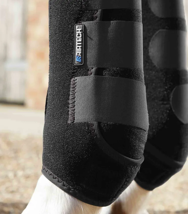 Premier Equine AirTech Sports Medicine Boots in Black-4