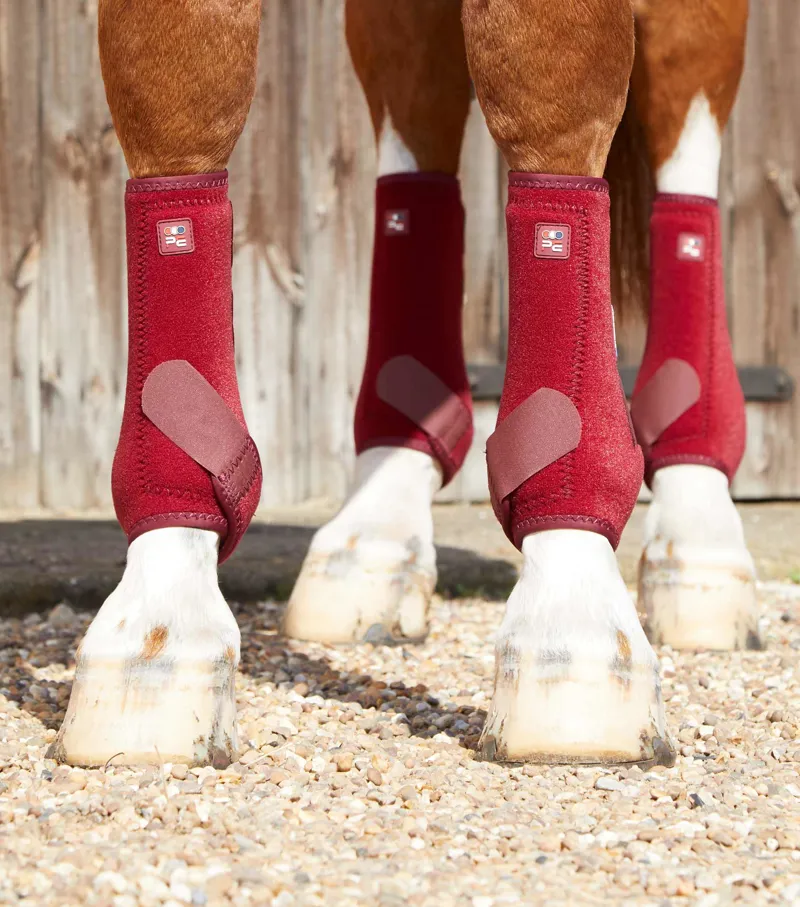 Premier Equine AirTech Sports Medicine Boots in Burgundy-2