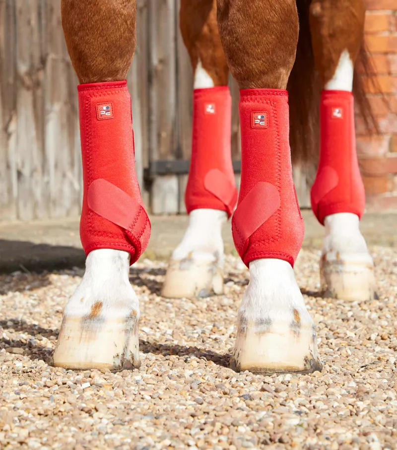 Premier Equine AirTech Sports Medicine Boots in Red-2