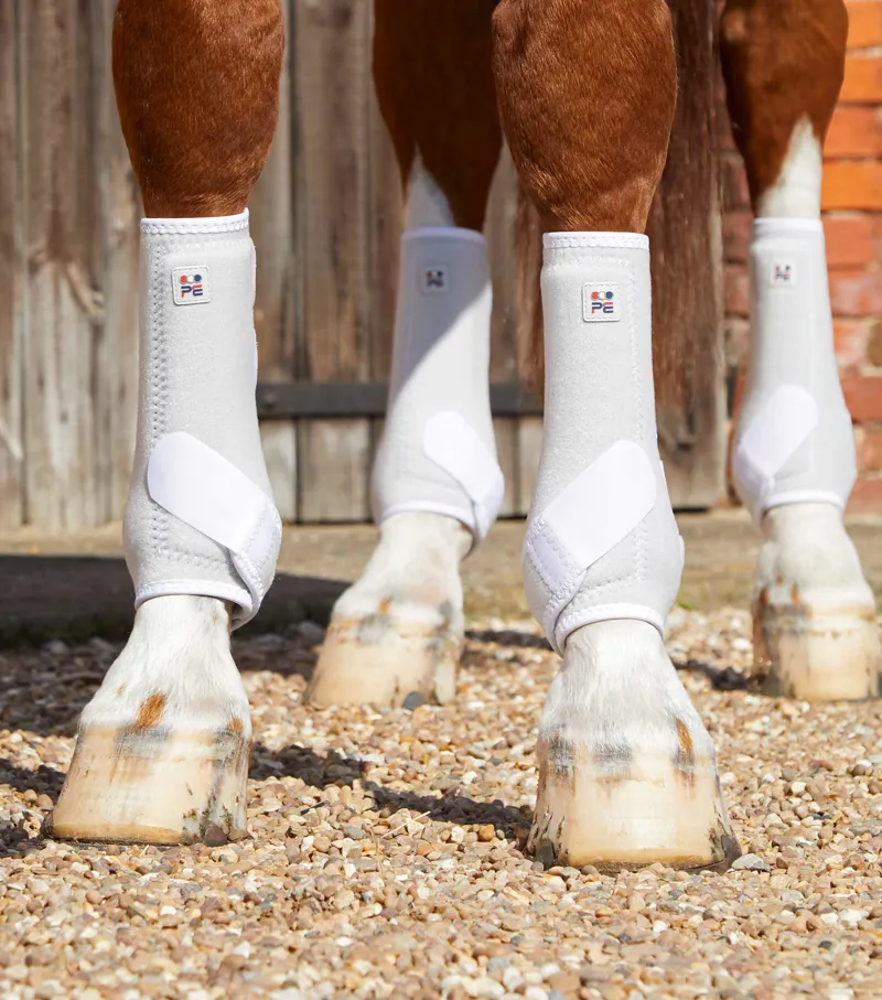 Premier Equine AirTech Sports Medicine Boots in White-1