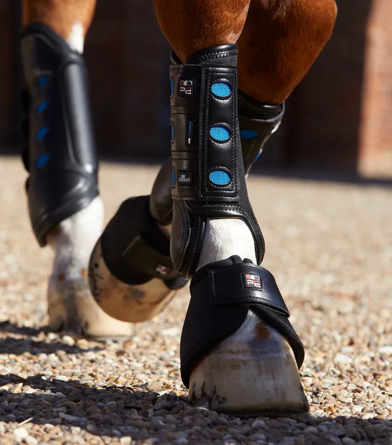 Premier Equine Air cooled Event Boots Front Black-3