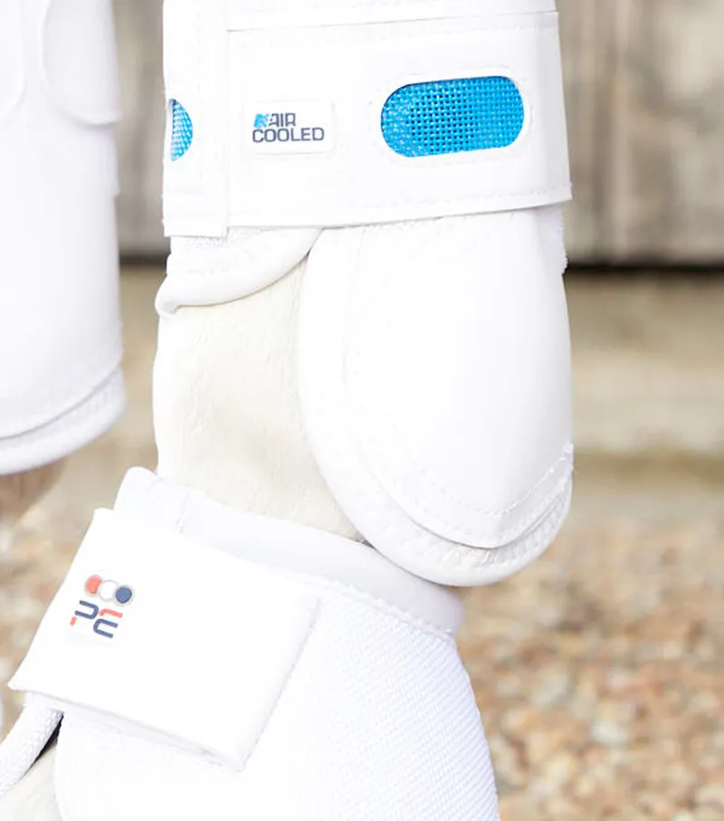 Premier Equine Air cooled Event Boots Front White-2