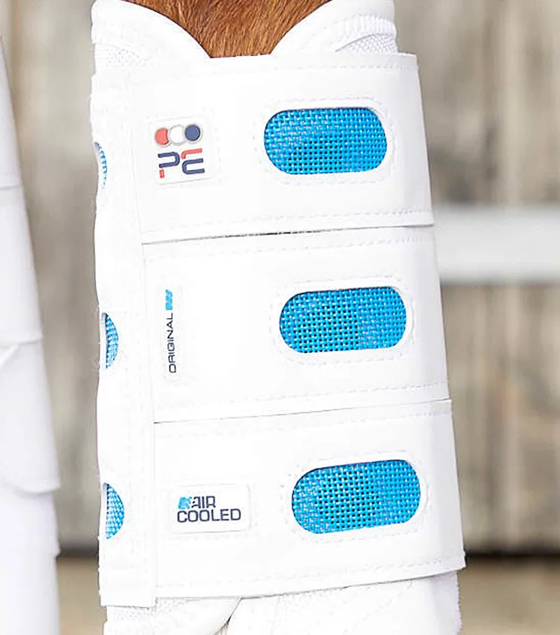 Premier Equine Air cooled Event Boots Front White-3