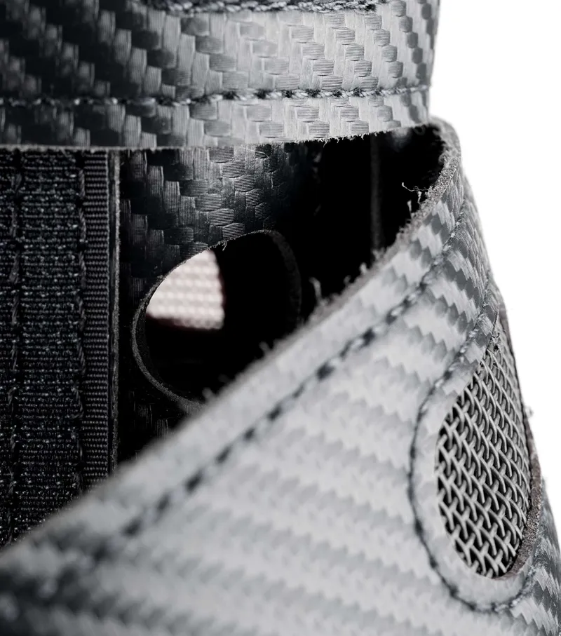 Premier Equine Carbon Air Tech Cooled Eventing Boots Front in Black-3