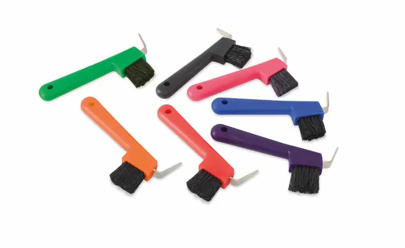 EZI-GROOM Hoof Pick/ Brush PURPLE one size