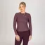 Aubrion Equestrian Ribbed Long Sleeve Top in Thistle