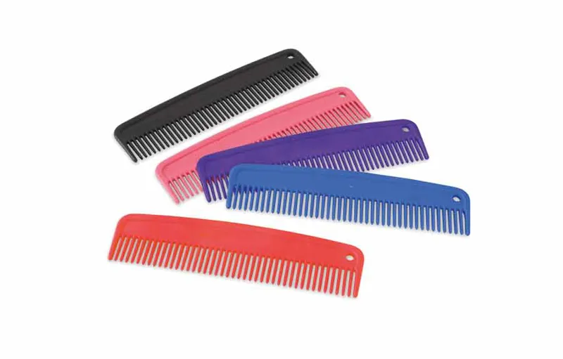 Shires EZI-GROOM Giant Mane Comb Red