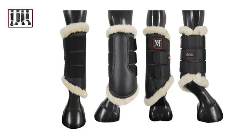 Mark Todd Pro Mesh Dressage Boots with Fleece Black Large