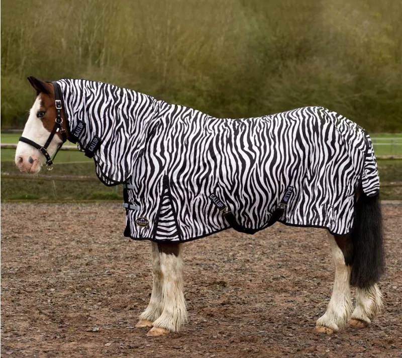 Gallop Combo Belly Flap Fly Rug Zebra