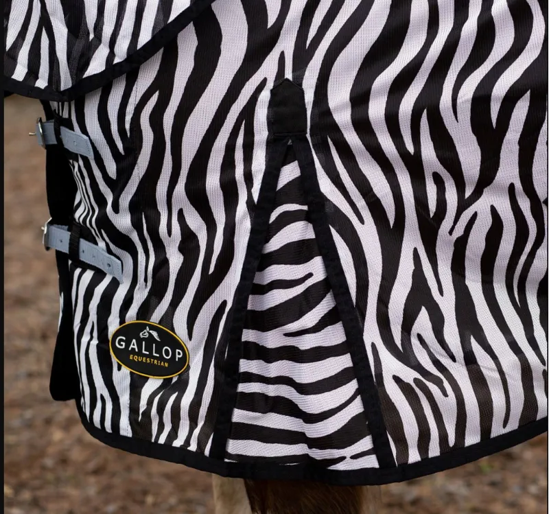 Gallop Combo Belly Flap Fly Rug Zebra-1