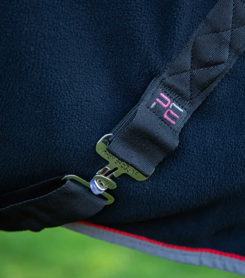 Premier Equine Asure Fleece Cooler in Black-3