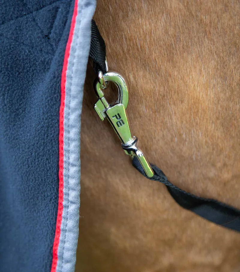 Premier Equine Asure Fleece Cooler in Black-5