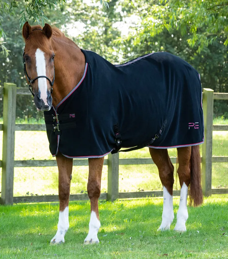 Premier Equine Asure Fleece Cooler in Black