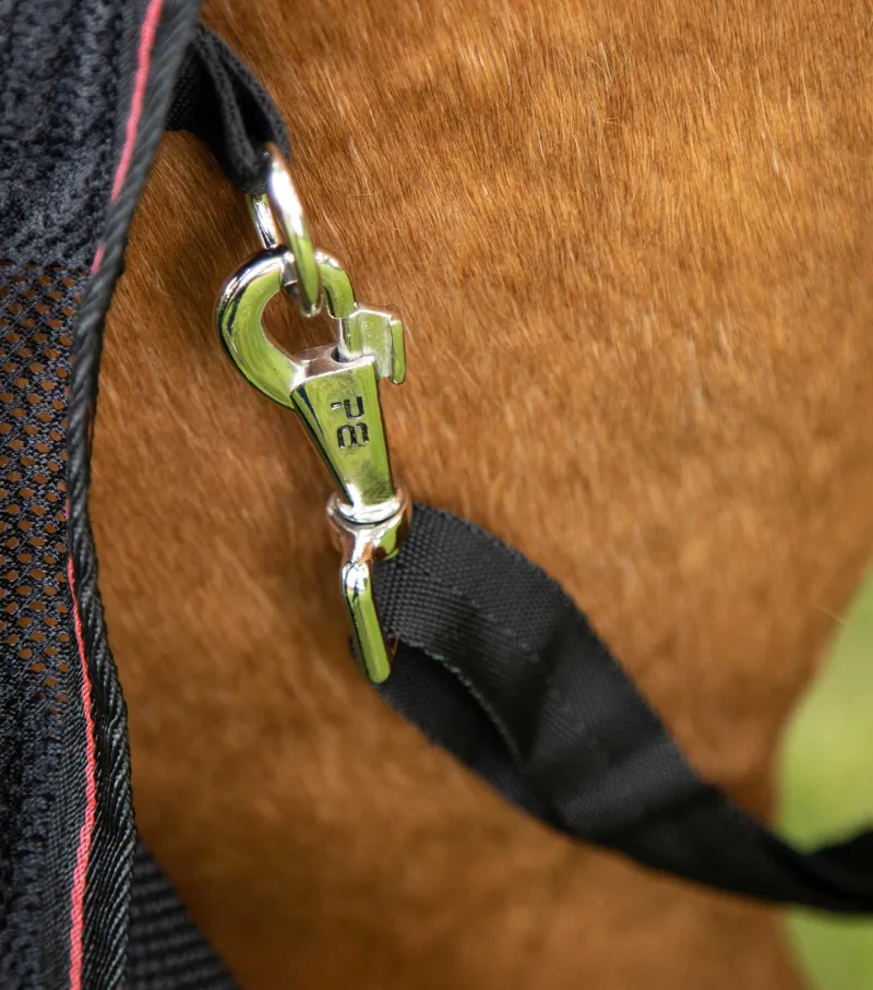 Premier Equine Ventoso Mesh Cooler In Black-3