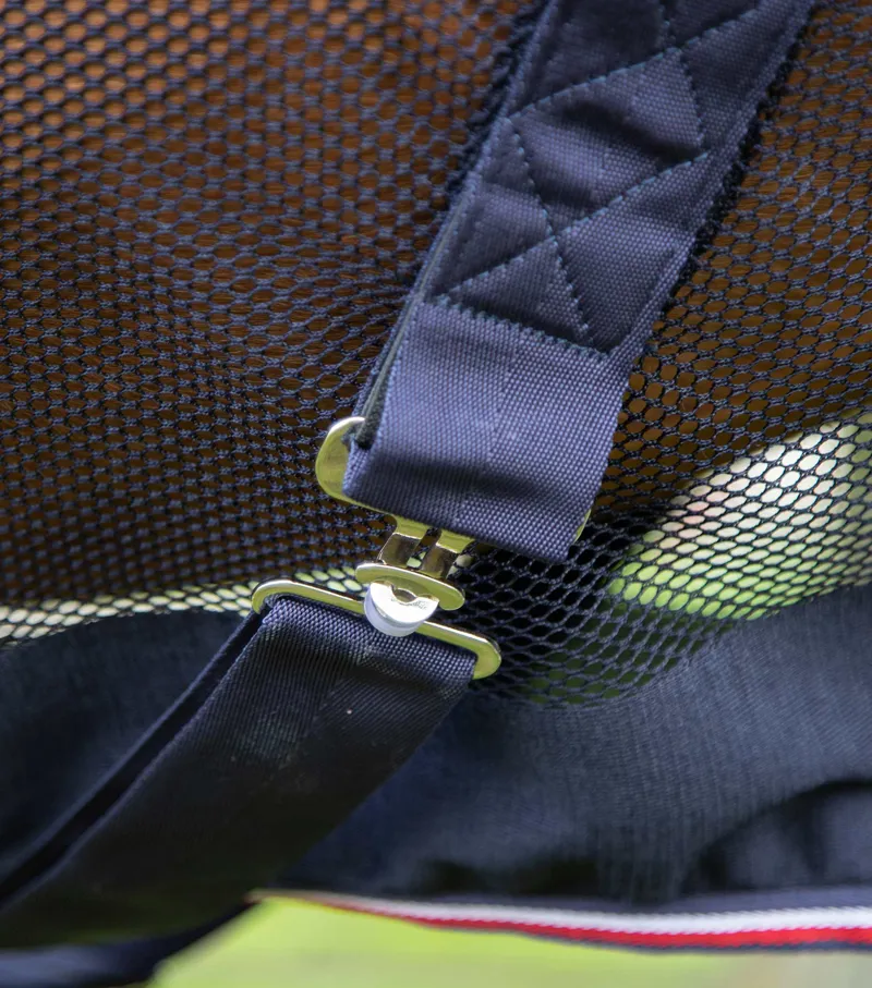 Premier Equine Arisca Scrim Cooler in Navy-3