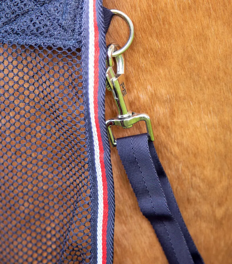 Premier Equine Arisca Scrim Cooler in Navy-5