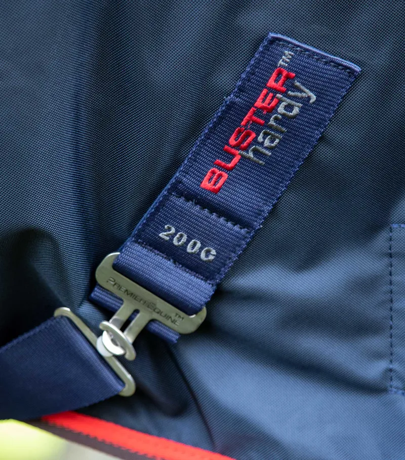 Premier Equine Buster Hardy 200g Half Neck Turnout Rug in Navy-5
