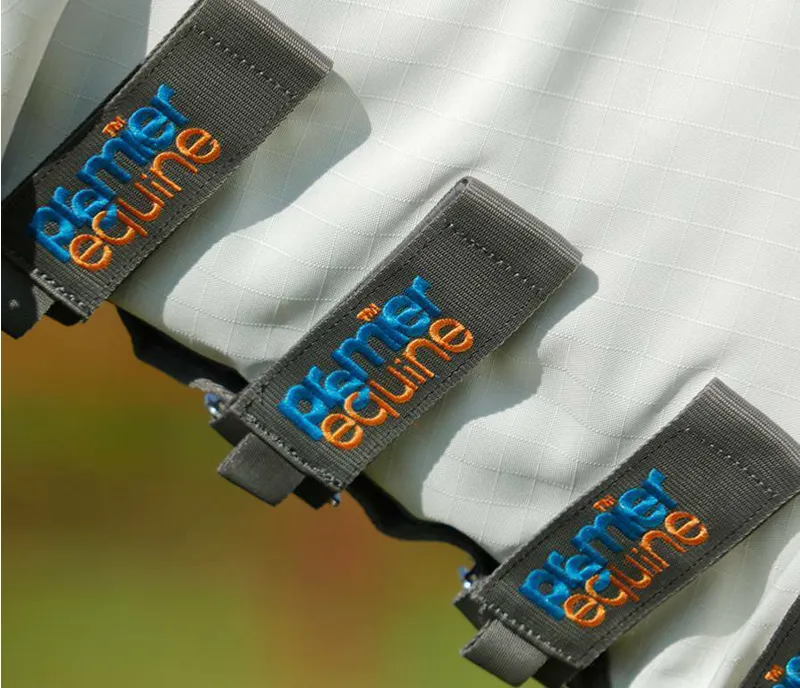 Premier Equine Buster Sweet Itch Rug with Belly Flap White -3