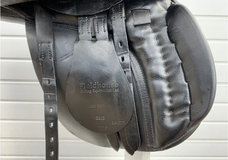 17.5 Gfs Pro Extra Gp Saddle Black Extra Wide Fit-2