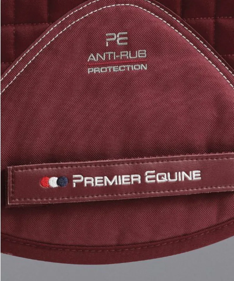 Premier Equine Close Contact Cross Country Saddle Pad in Burgundy-4