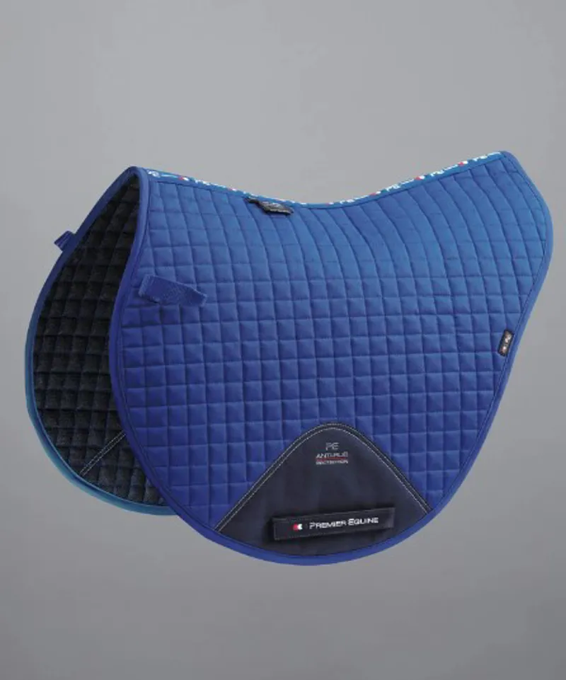 Premier Equine Close Contact Cross Country Saddle Pad in Royal