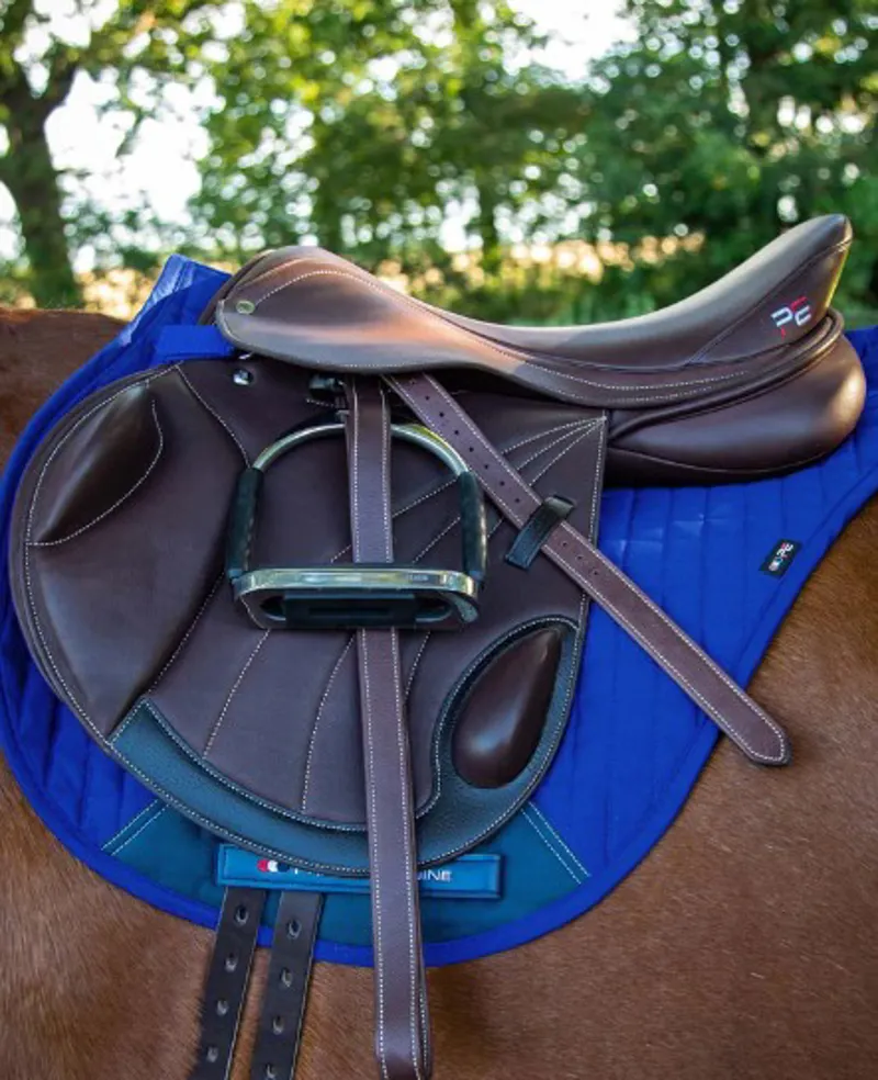 Premier Equine Close Contact Cross Country Saddle Pad in Royal-1
