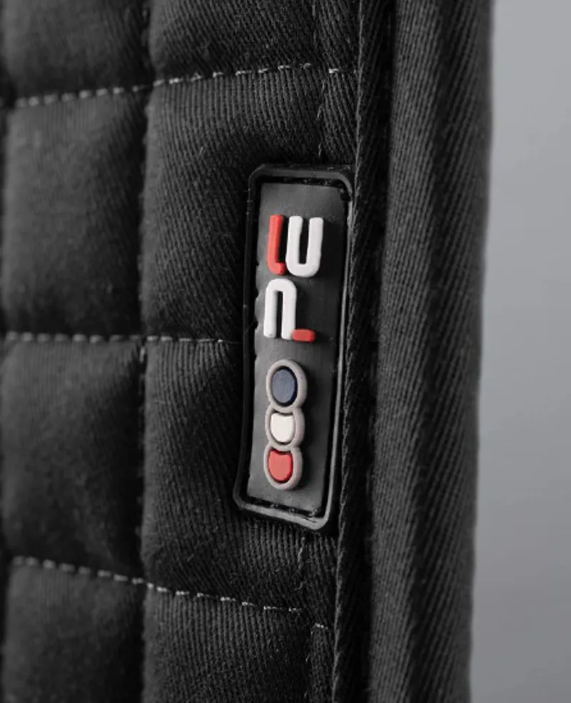 Premier Equine Close Contact Cotton GP/Jump Saddle Pad in Black-3