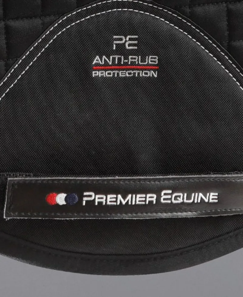 Premier Equine Close Contact Cotton GP/Jump Saddle Pad in Black-4