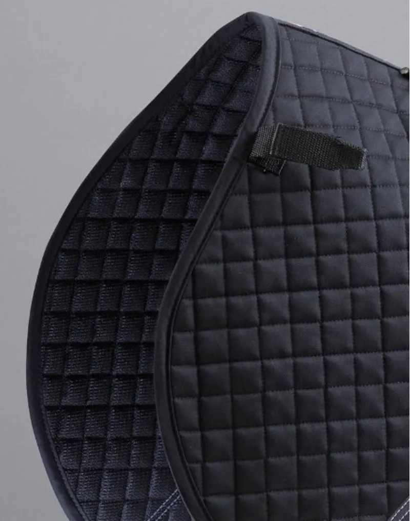 Premier Equine Close Contact Cotton GP/Jump Saddle Pad in Navy-2