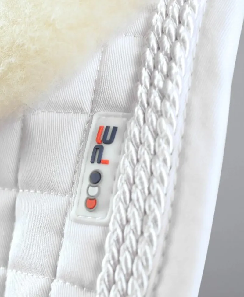 Premier Equine Merino Wool GP/Jump Square in White/Nat-1