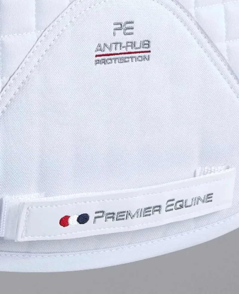 Premier Equine Merino Wool GP/Jump Square in White/Nat-2