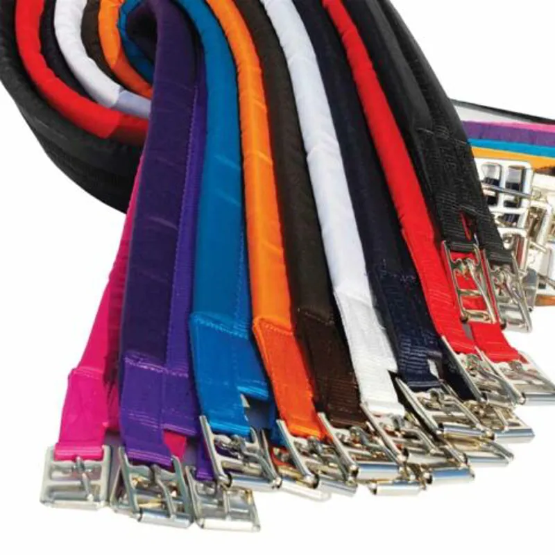 Rhinegold Cotton Padded Girth Raspberry