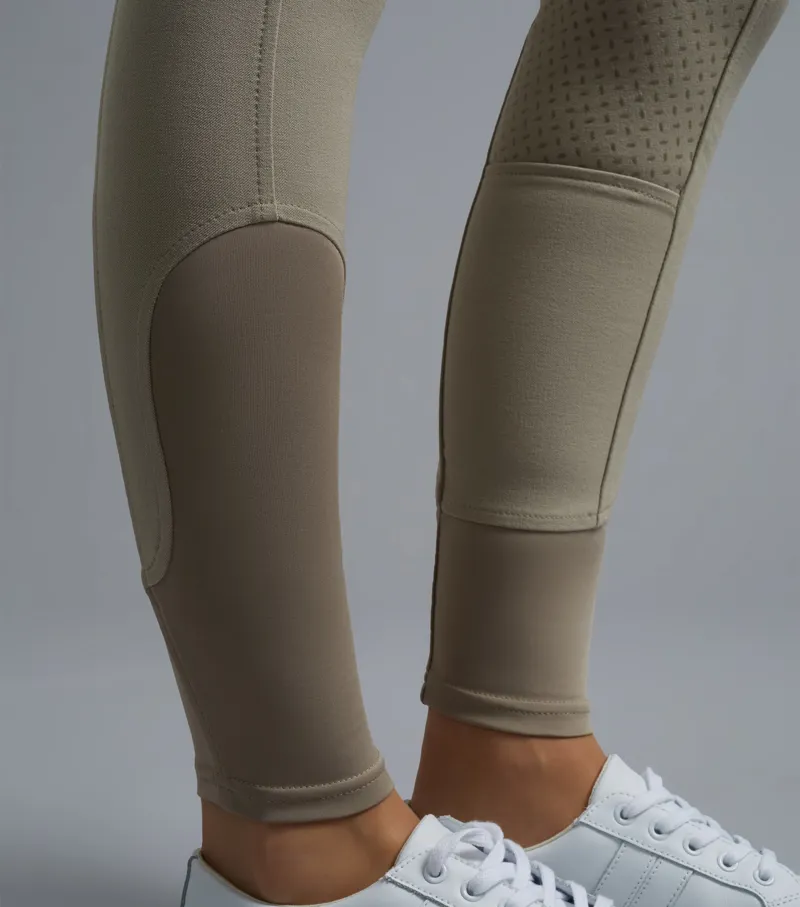Premier Equine Delta Gel Seat Riding Breeches in Beige-3