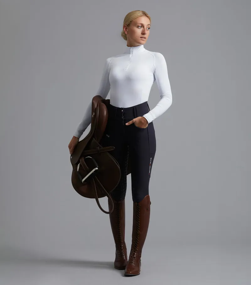 Premier Equine Coco11 Ladies Full Seat Riding Breeches Navy-1