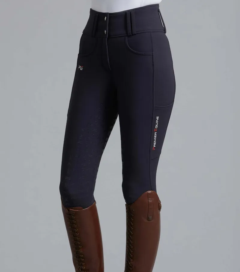 Premier Equine Coco11 Ladies Full Seat Riding Breeches Navy-4