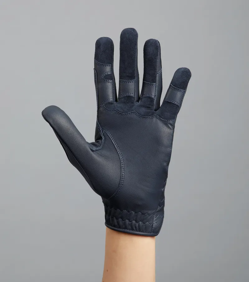 Premier Equine Mizar Ladies Leather Riding Gloves Navy-5