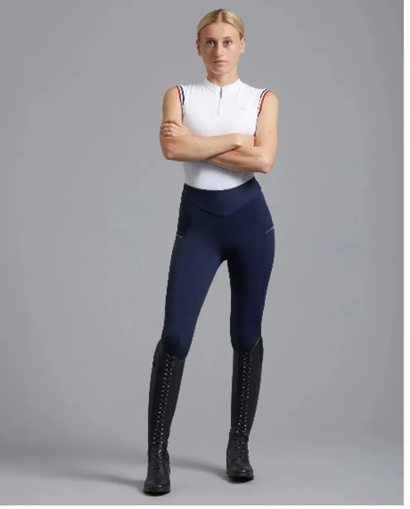 Premier Equine Aporia Ladies Riding Tights Glanmore Navy 24