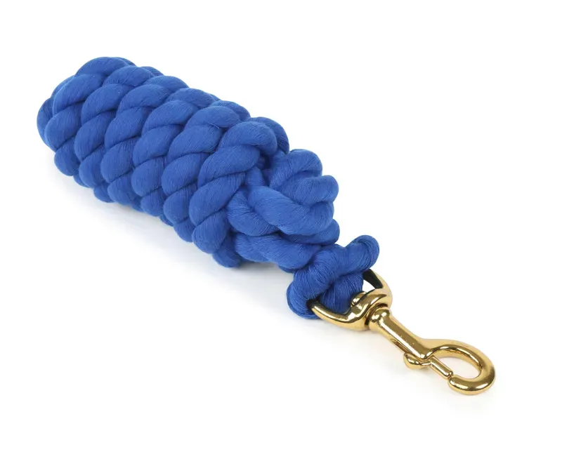 Shires Headcollar Lead Rope With Trigger Clip in Royal Blue