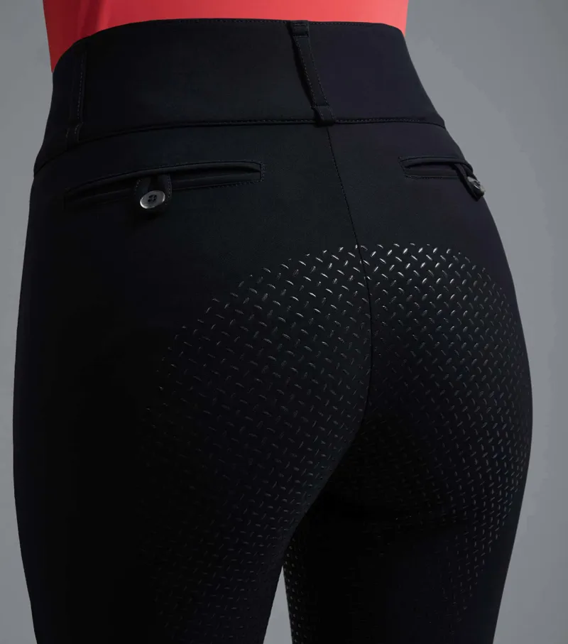 Premier Equine Carapello Ladies Full Seat Gel Riding Breeches Navy-3